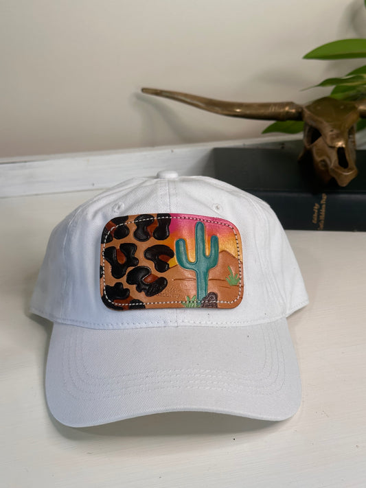 Cactus + Leopard hat