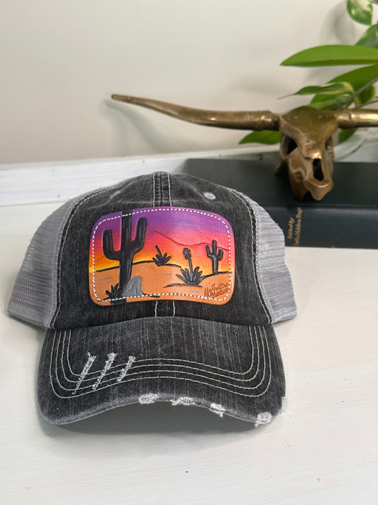 Sunset Cactus Hat